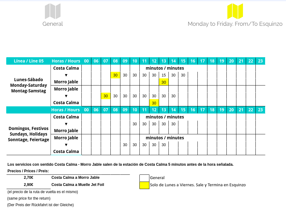 05 Costa Calma - Morro Jable bus