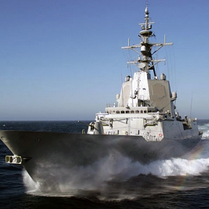 Naval Ship Almirante Juan de Borbón Docks at Puerto